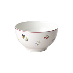Petite Fleur dessertskål, hvit