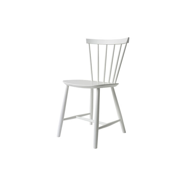 J46 stol, hvit, FDB M&oslash;bler