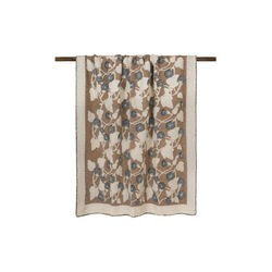 Melodia Grigio Boiled Wool pledd, beige/grey, Frati Home