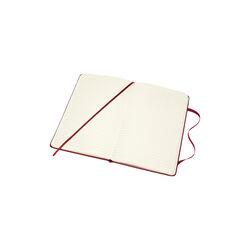 Notebook Leather linjerte sider, bordeaux, Moleskine
