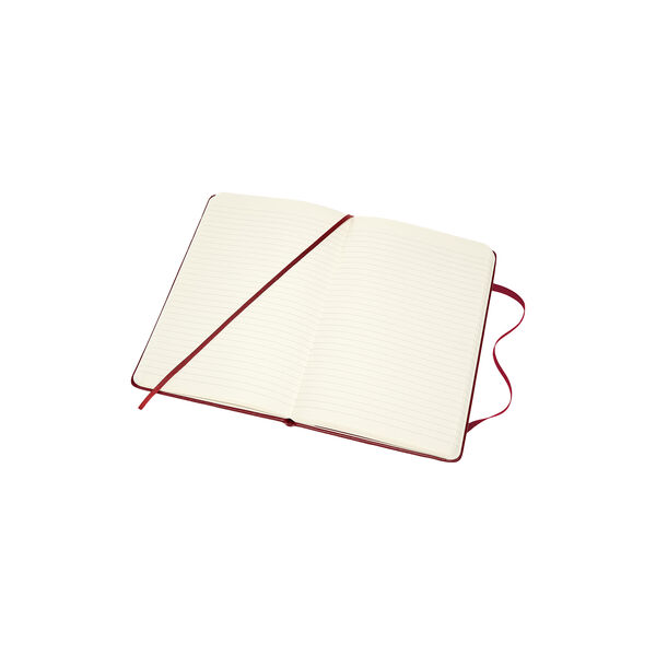 Notebook Leather linjerte sider, bordeaux Notebook Leather linjerte sider, bordeaux, Moleskine