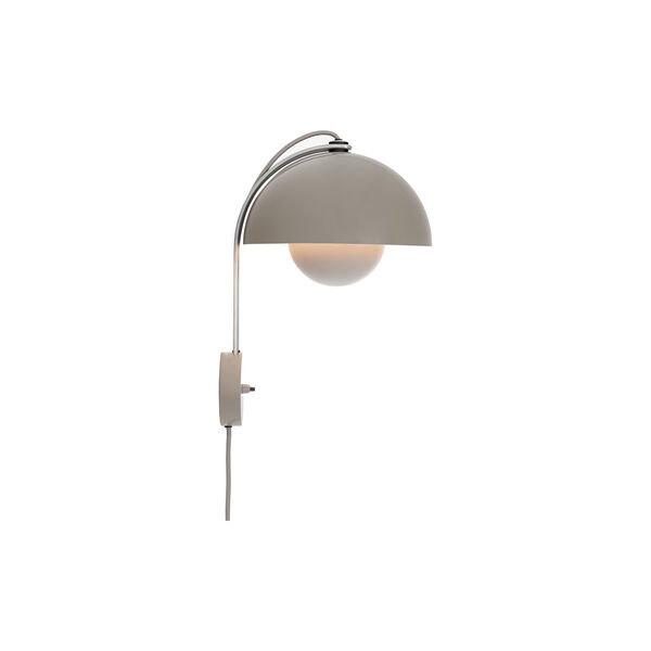 Flowerpot VP8 vegglampe, grey beige, &Tradition