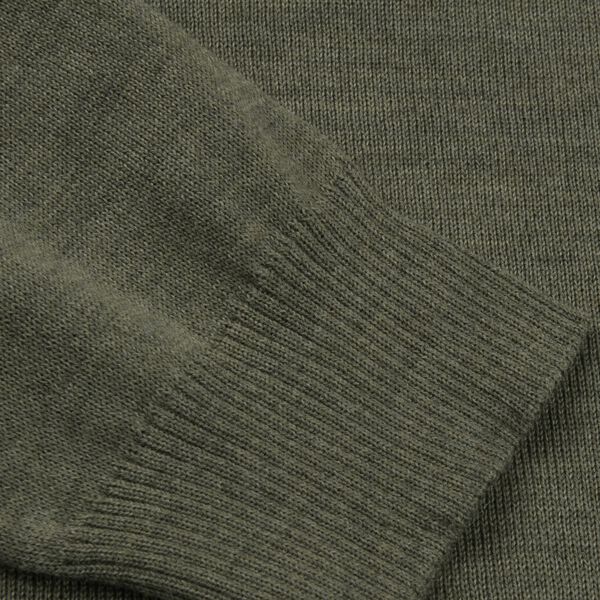 Sweater Knitted Half Zip Merino Wool, green Sweater Knitted Half Zip Merino Wool, green, Stenströms