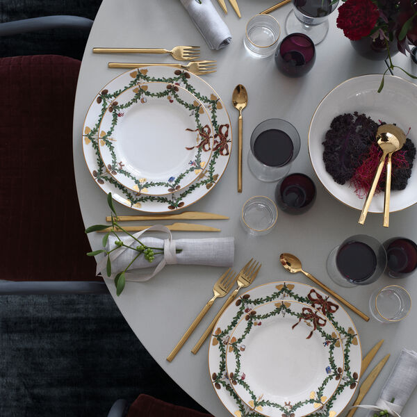 Stjerne Riflet Jul tallerken, Royal Copenhagen