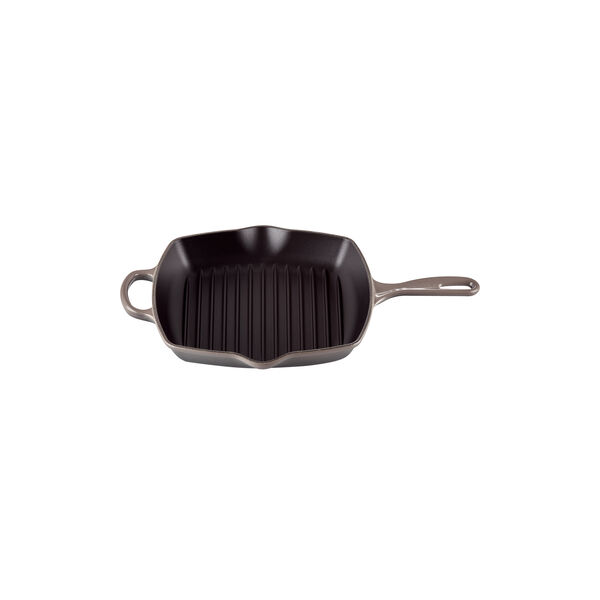 Signature kvadratisk grillpanne 26 cm, flint, Le Creuset