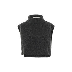 GZalpha open-side rollneck, charcoal melange, Gestuz