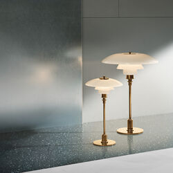 PH 3/2 Table Lamp, brass metallised, Louis Poulsen