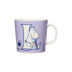 Mummi krus 40 cl Alfabet L, Moomin Arabia