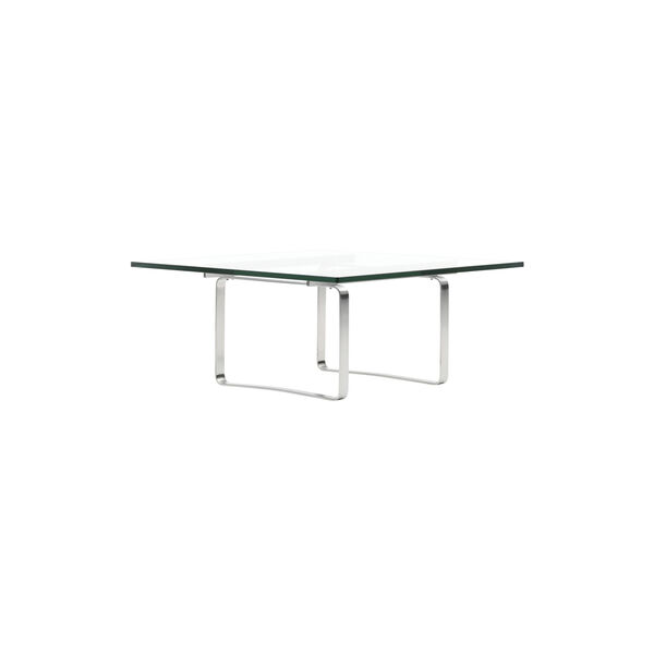 CH106 sofabord, stål/glass, Carl Hansen & Søn