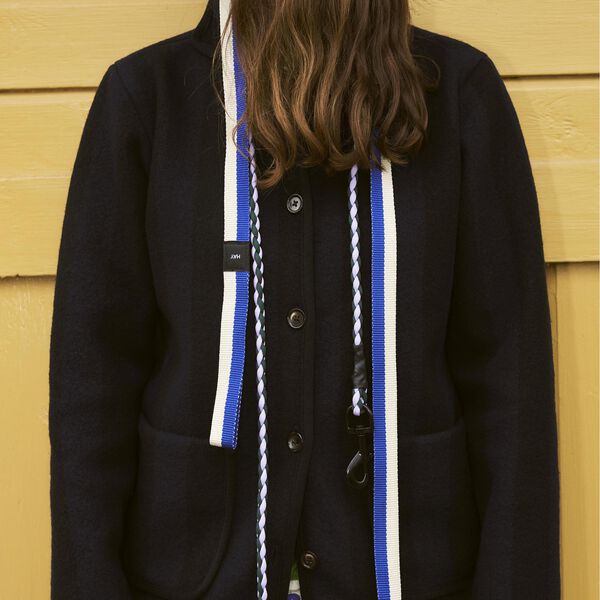 HAY Hundebånd, blue/off-white, HAY