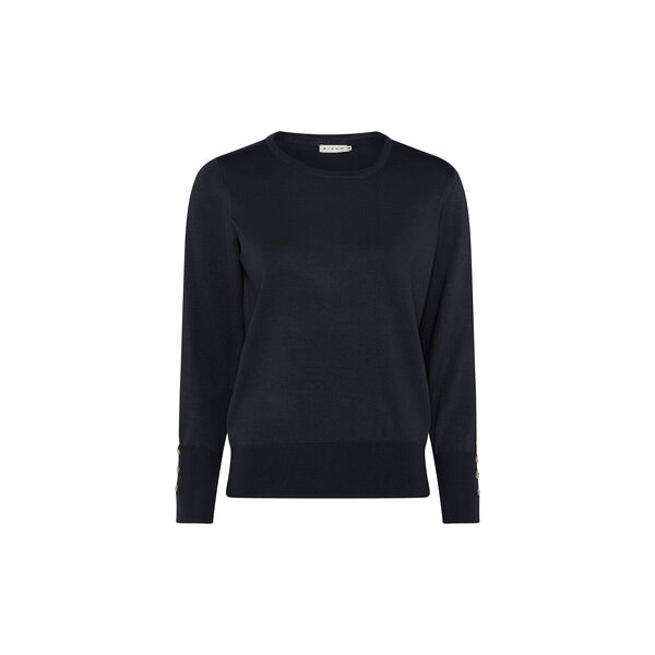 Basic viskosestrikk, navy, Micha