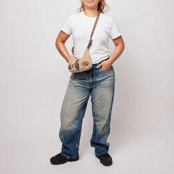 Palma Curl Brown Skuldervesker, brown, Núnoo