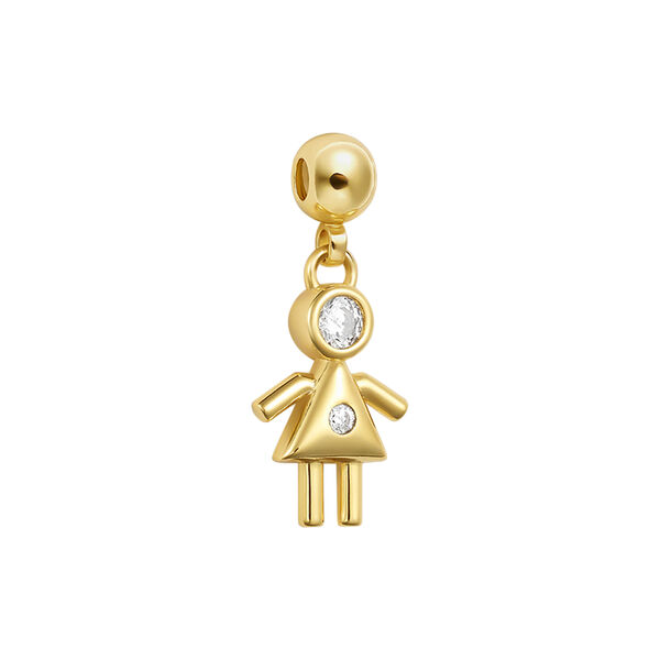 Girl Charm, gold, WHO IS SHE