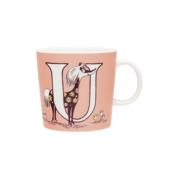 Mummi krus 40 cl Alfabet U, Moomin Arabia