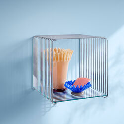 Panton Wire Inlay Shelf, 99 glass, Montana Furniture