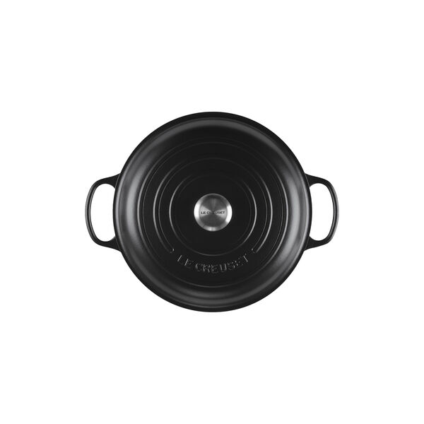 Signature st&oslash;pejern buffetgryte 30 cm, matte black, Le Creuset