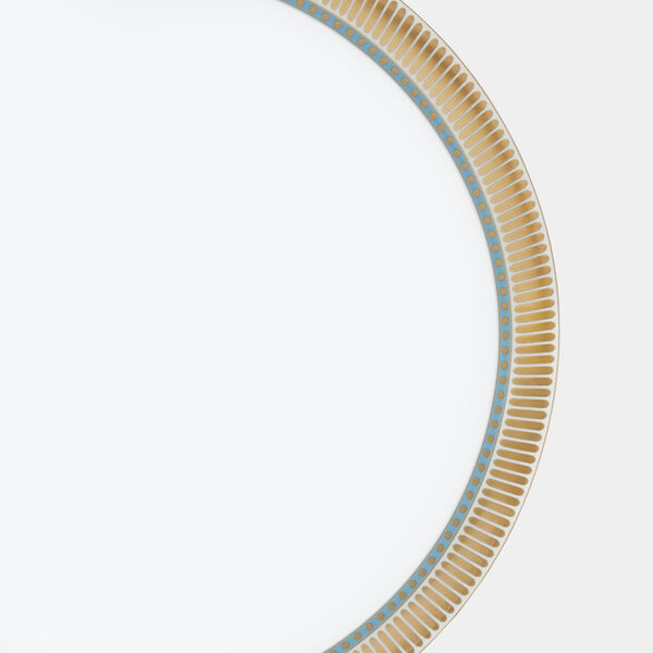 Helia Tallerken &Oslash; 27 cm, hvit/turkis/gull, Wedgwood