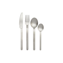 Stelo Bestikksett med 4, brushed stainless steel, Ferm Living