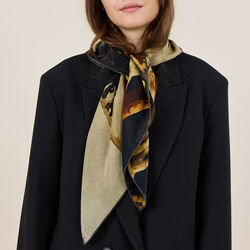 BRACKETS skjerf, black/sand, Bella Ballou