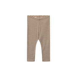 Wool Leggings Agi, 9578 wood stripe, Wheat