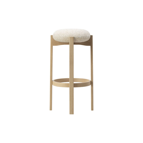 Pioneer Stool, lakkert eik/Zero 0001, Fredericia Furniture