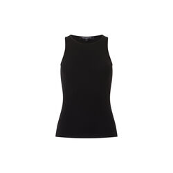 RASSIA SHERYLE RIBBED TANK, black, French Connection
