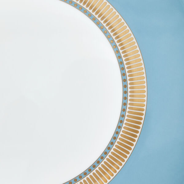 Helia Tallerken &Oslash; 20 cm, hvit/turkis/gull, Wedgwood