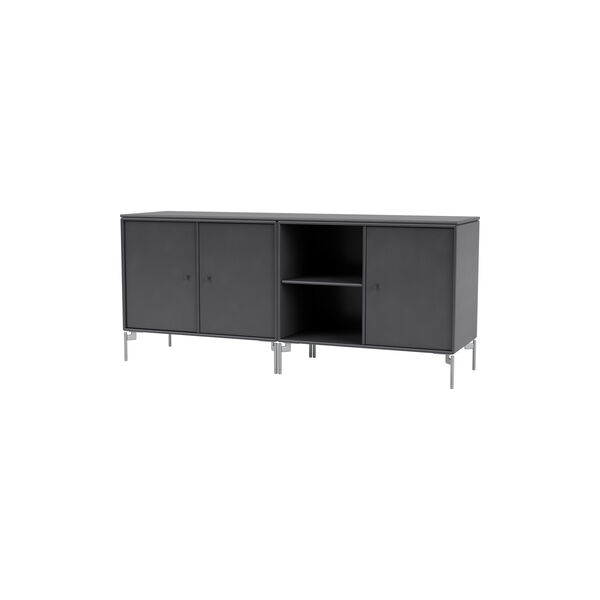 SAVE Lowboard med ben i krom, 36 coal, Montana Furniture