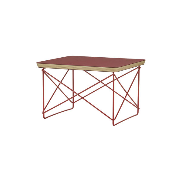 Occasional Table LTR, dark brick/classic red, Vitra 