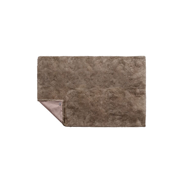 LUIS sengeteppe, dark champagne, WEICH Couture Alpaca