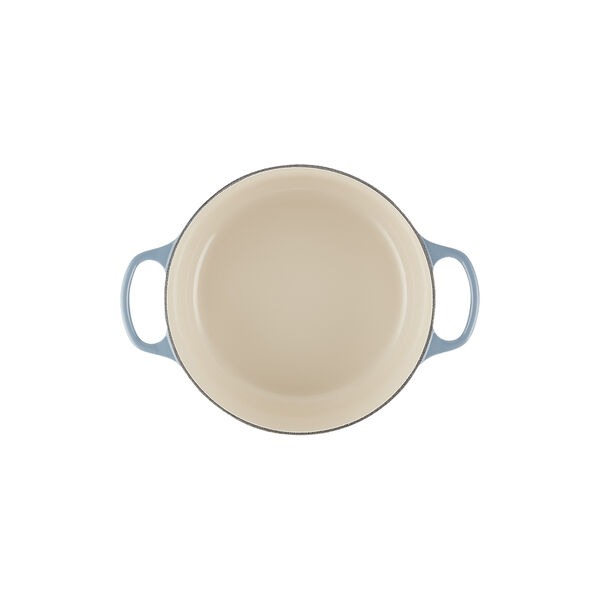 Signature st&oslash;pejern rund gryte &Oslash; 24 cm, chambray, Le Creuset