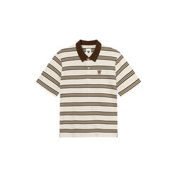 WWColton Poloshirt, desert palm stripe, Wood Wood