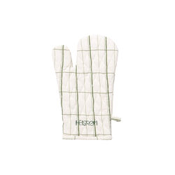 Grytevott, kremhvit med grønne striper, Hellstrøm Items