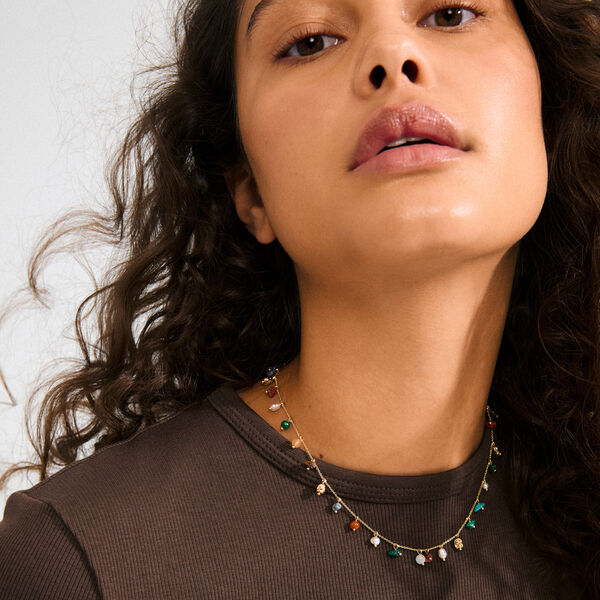 BETWEEN halskjede, gullbelagt BETWEEN halskjede, gullbelagt, Pilgrim