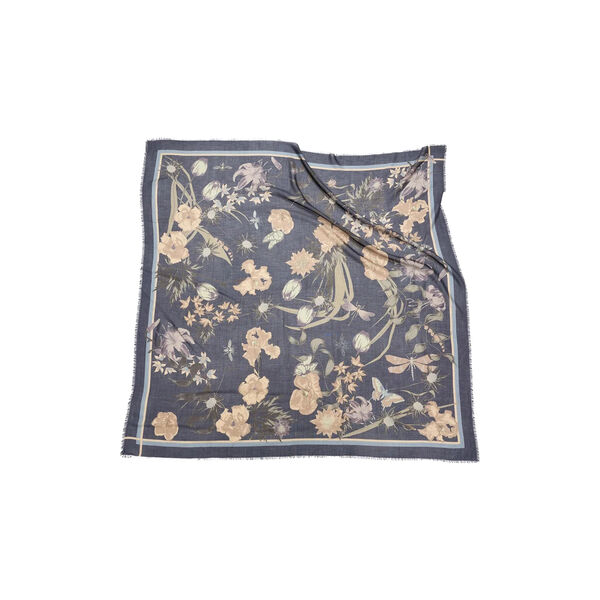 LIVING GARDEN skjerf, blue, Bella Ballou