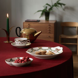 Stjerne Riflet Jul fat, 27 cm, Royal Copenhagen