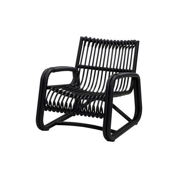 Curve Outdoor loungestol, lava grey Curve Outdoor loungestol, lava grey, Cane-line