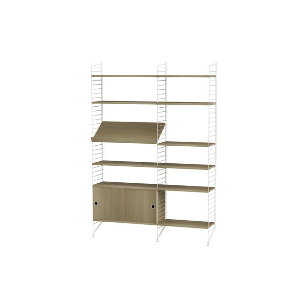 Living Bundle H, white/oak, String Furniture