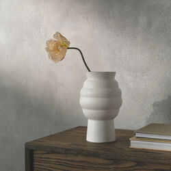 Tortus Archie vase No 2, white, Knabstrup Keramik