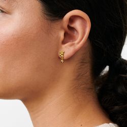 Pebble &Oslash;reringer, gullbelagt, Pernille Corydon Jewellery