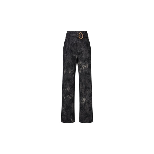 Sandoval Trousers Shimmer Lace Denim, black tie die, Ida Sj&ouml;stedt
