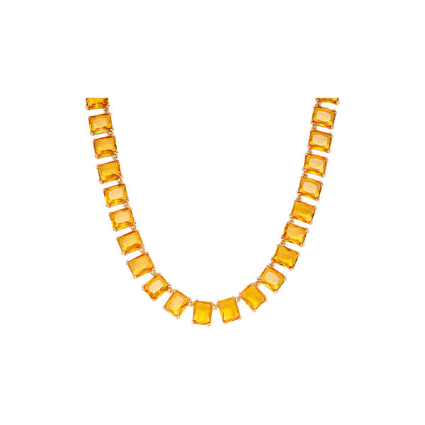 Gl&oslash;r Halsmykke, gul, Hadeland Glassverk