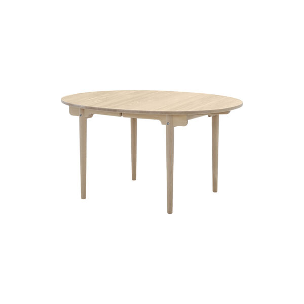 CH337 Dining Table, white oiled oak, Carl Hansen & Søn