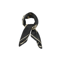 Bow Twill Sia-skjerf, svart, Becksöndergaard