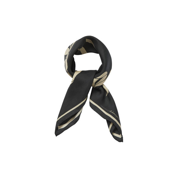 Bow Twill Sia-skjerf, svart Bow Twill Sia-skjerf, svart, Becksöndergaard