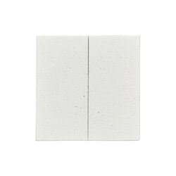 KLOSS Dobbel Impulsbryter, hvit betong, Kjaer + Loege