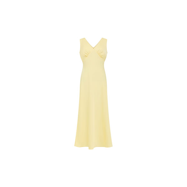 BERNICE SATIN SLIP DRESS, mellow yellow, French Connection