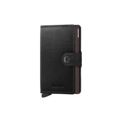 Miniwallet - Lommebok med kortholder, black/brown, Secrid