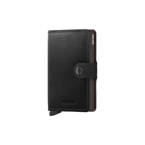 Miniwallet - Lommebok med kortholder, black/brown, Secrid