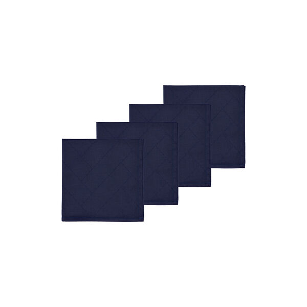 Tiles Damask tøyservietter, indigo, Södahl